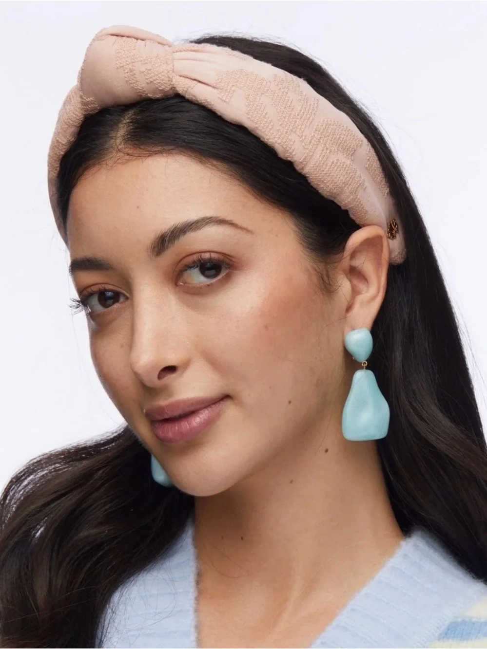 Lele Sadoughi Knotted Needlepoint Headband